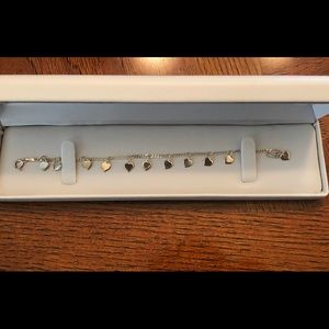Sterling Silver Heart Bracelet
